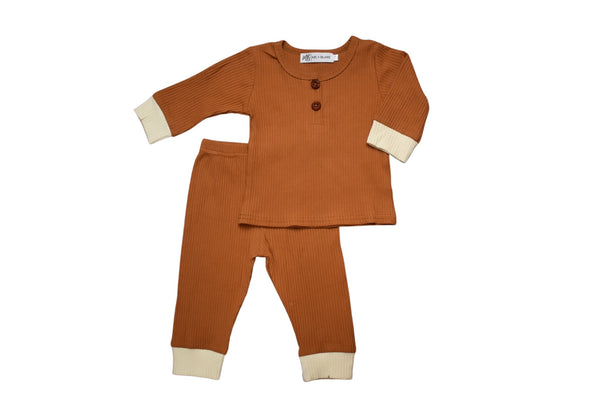 Ginger Ribbed Set