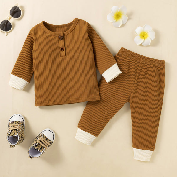 Ginger Ribbed Set